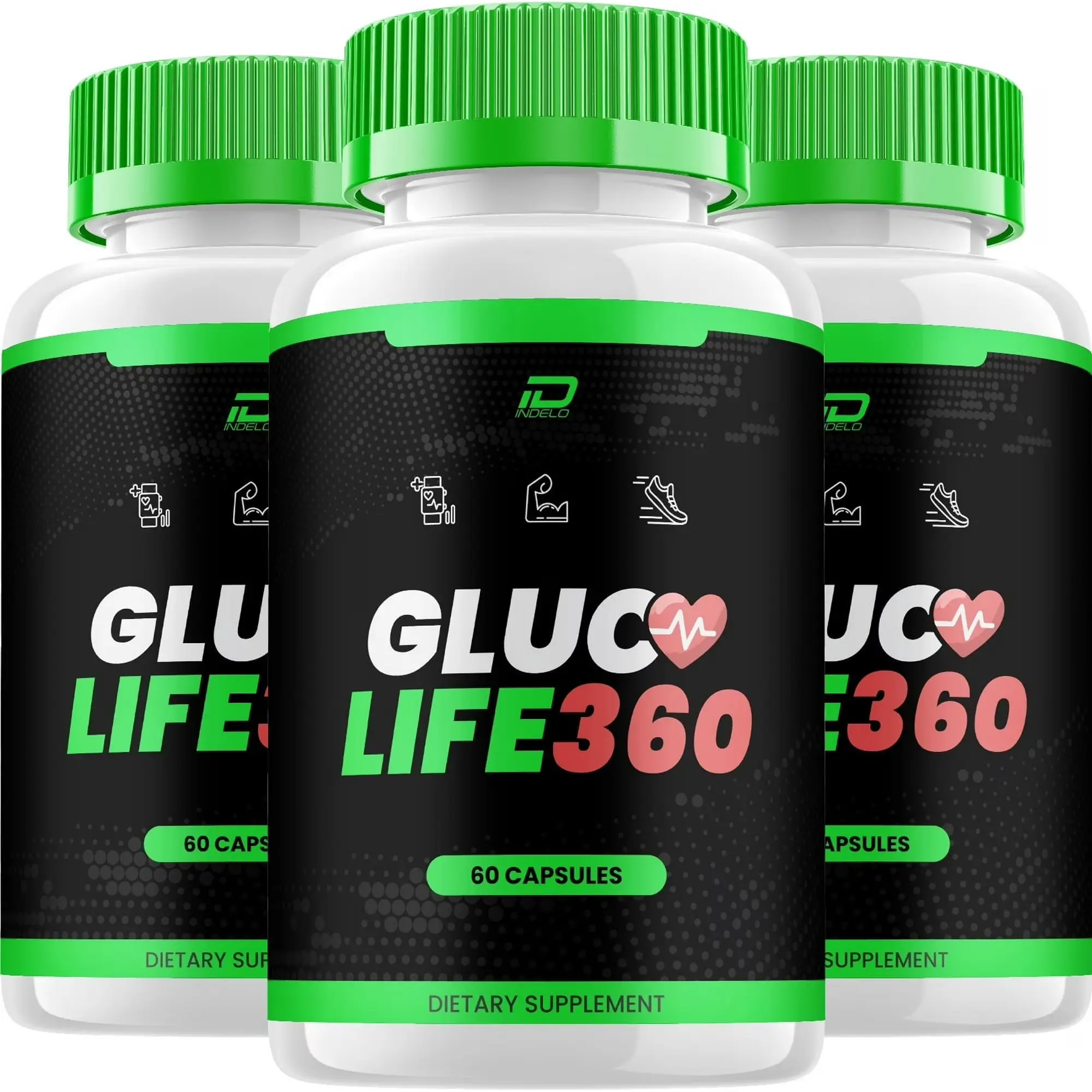 3 Bottles Gluco Life 360